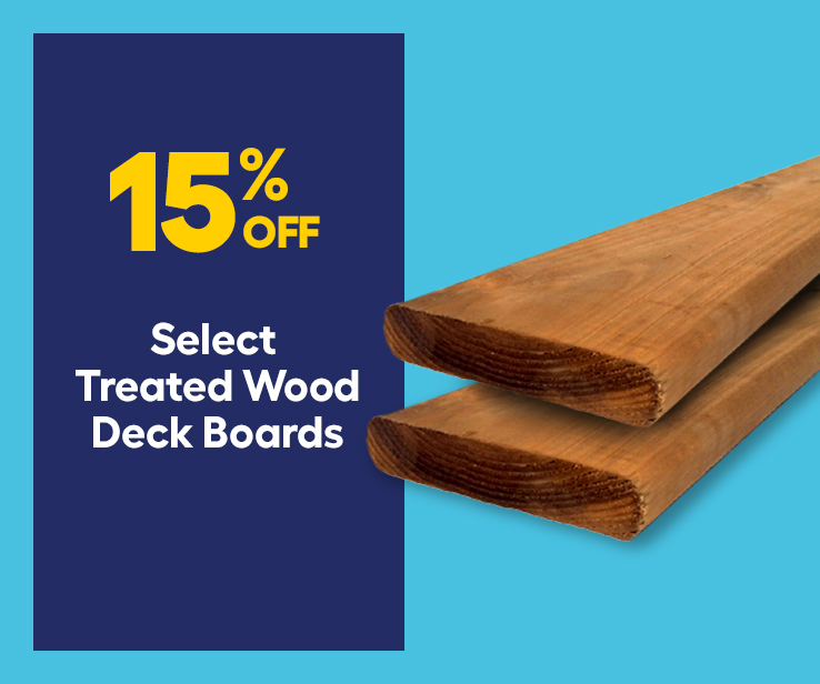 Treated wood Deck Board