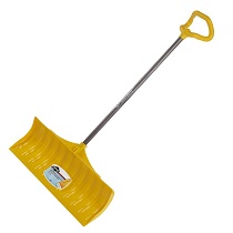 Yellow snow shovel